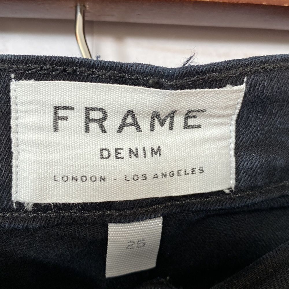 Frame Black Ali High Rise Cigarette Skinny Jeans - Picture 8 of 15